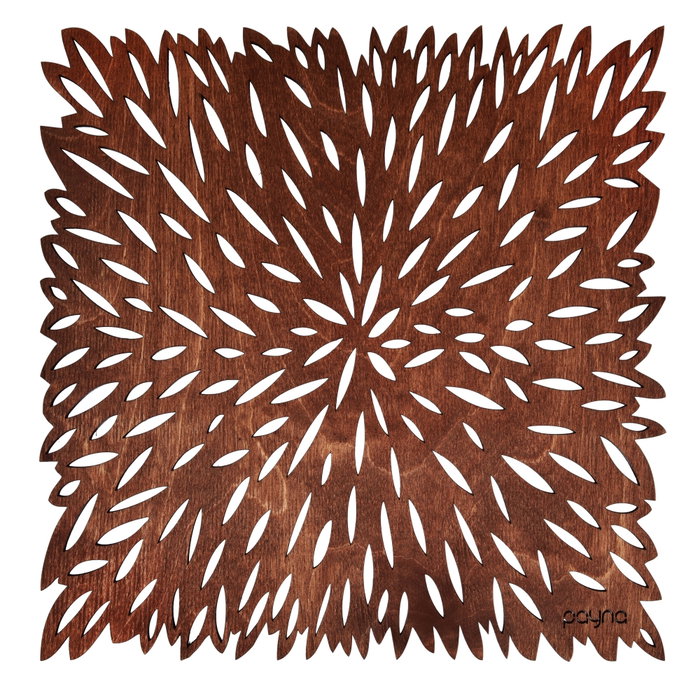 Hermia Pointy - Rose Juego de 4 Salvamanteles de Madera Hermia Pointy - Rose Juego de 4 Salvamanteles de Madera